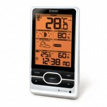 Wireless Weather Station with Humidity & Weather Alert - Black