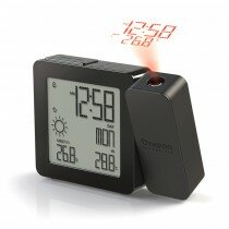 PROJI Projection Clock with Indoor/Outdoor Temperature and Weather Forecast