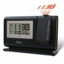 Classic Projection Alarm Clock - Black