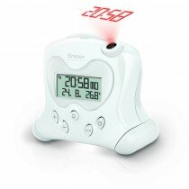 Funky Projection Clock - White